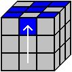 Kostka Rubika - układanie górnej ściany
