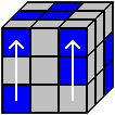 Kostka Rubika - układanie górnej ściany