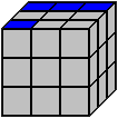 Kostka Rubika - układanie górnej ściany, wkładanie z lewej strony