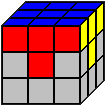 Kostka Rubika - układanie litery 'T' na bocznych ścianach