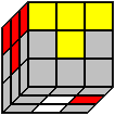 Kostka Rubika - układanie drugiego rzędu - wkładanie z lewej strony