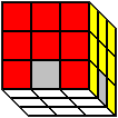 Kostka Rubika - układanie dolnej ściany - wariant z ułożonym spodem