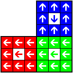 Kostka Rubika obrazkowa - 180 stopni (przed)