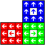 Kostka Rubika obrazkowa - 90 stopni w lewo (po)