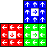 Kostka Rubika obrazkowa - 90 stopni w prawo (przed)